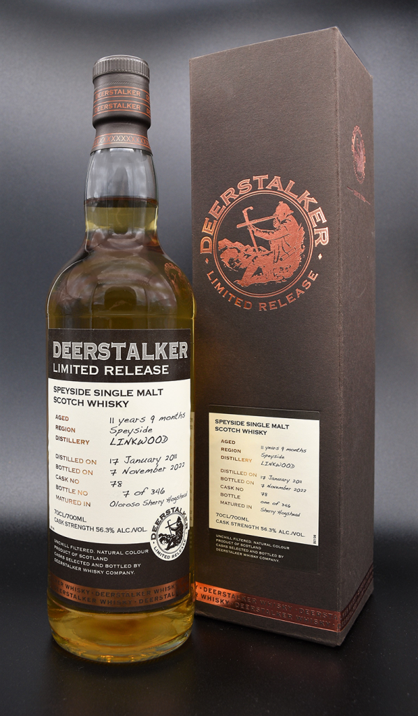 Limited release whisky bottle and carton.